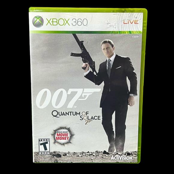 James Bond 007 : Quantum of Solace (Microsoft Xbox 360, 2008) Complete CIB - Picture 1 of 13
